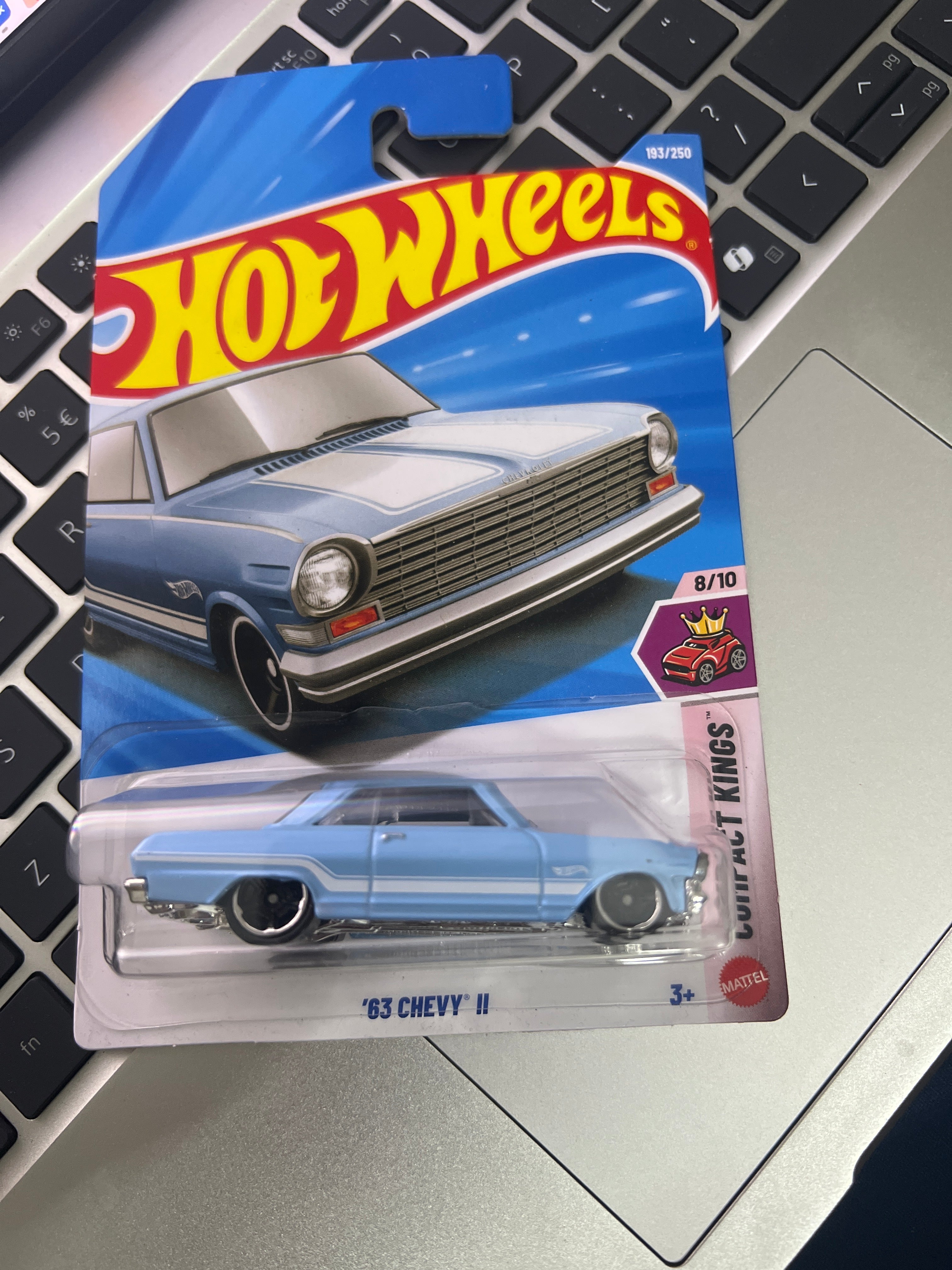 Hot Wheels Mainline J Case 2026 : 63 Chevy II