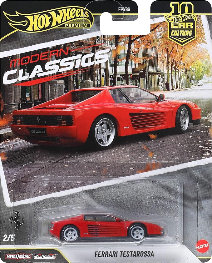 Hot Wheels Premium Modern Classics Scale 1:64 Imported 2025 - Ferrari Testarossa