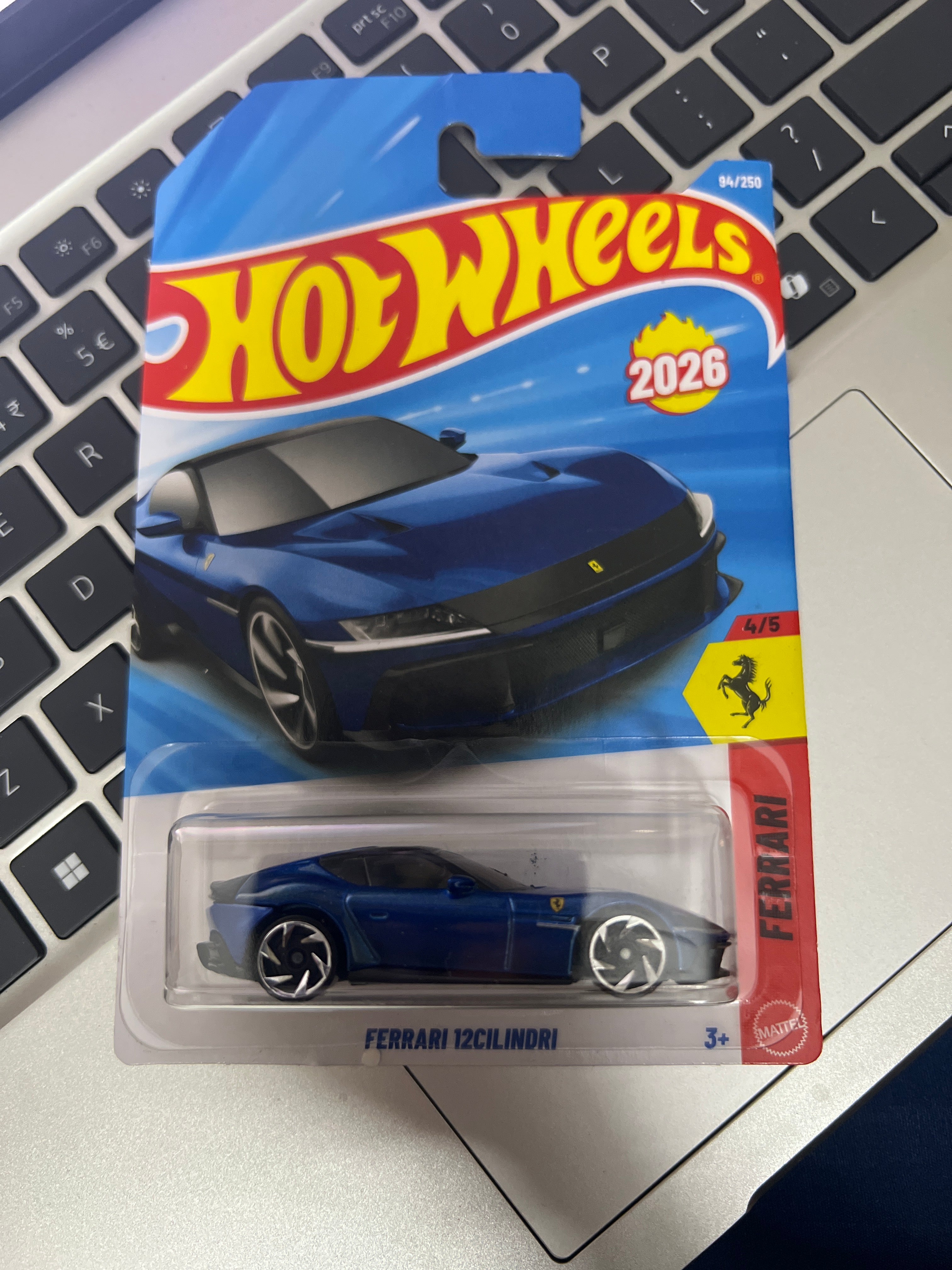 Hot Wheels Mainline M Case 2026 : Ferrari 12 Cilindri