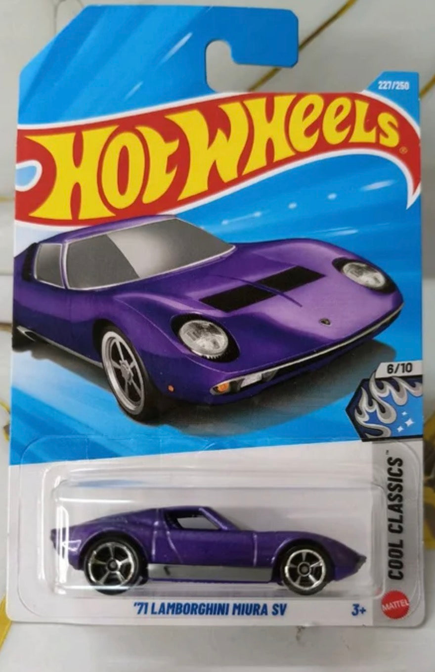 Hot Wheels - ́71 Lamborghini Miura SV - Purple