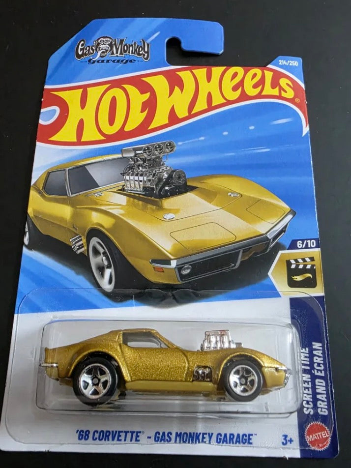 Hot Wheels Mainline L Case 2026 : '68 Corvette – Gas Monkey Garage