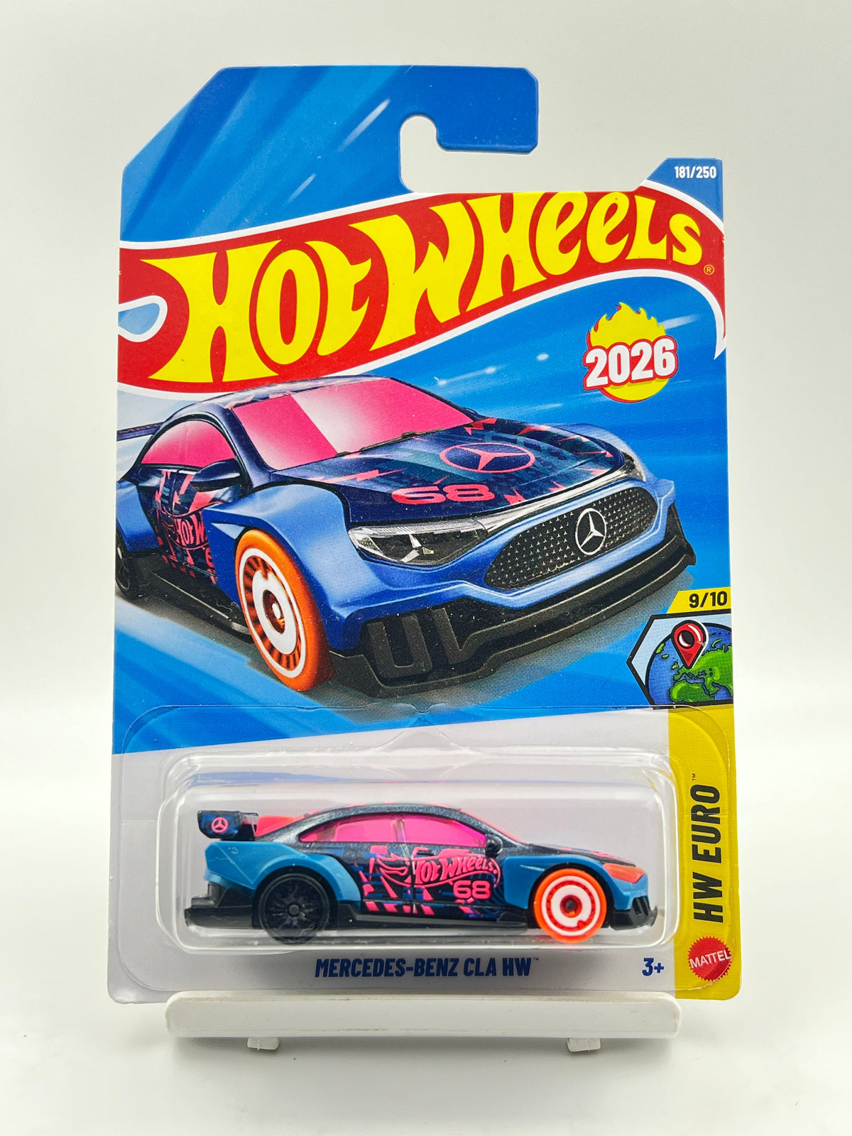 Hot Wheels Mercedes Benz Cla HW HW Euro Ages 3 and Up 181/250 (Blue)
