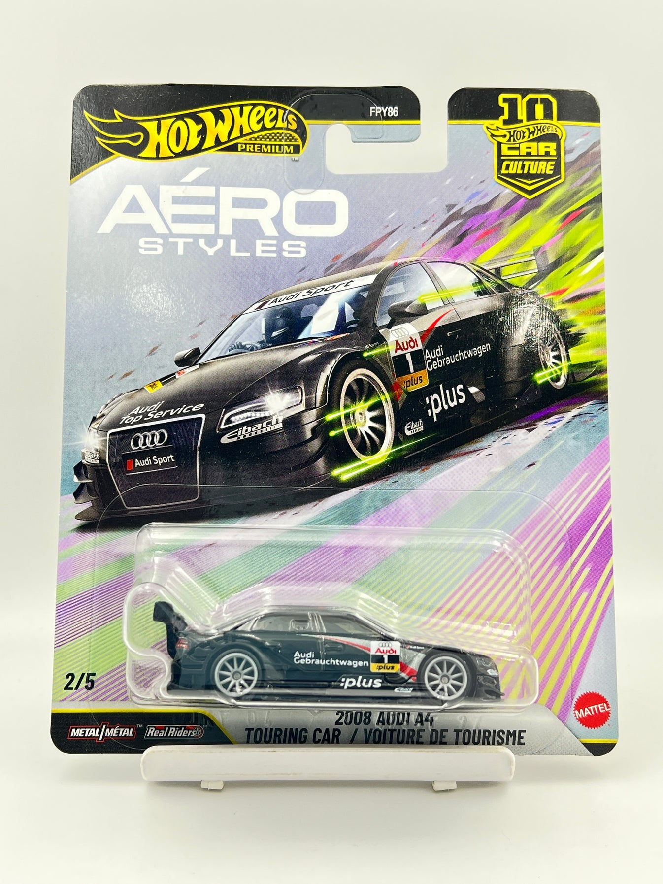 HOT WHEELS - PREMIUM - AERO STYLES - 2008 AUDI A4 TOURING CAR - B5